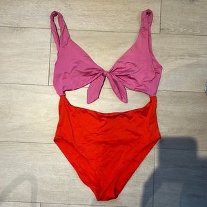 Abercrombie & Fitch Double-Colored One Piece